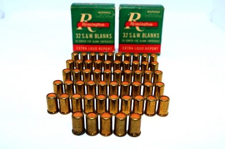 55 Rounds of Remington 32 S.&W. Blanks In 2 Original Boxes